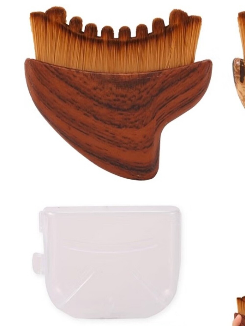 Brown Lymphatic Contour Face Sculpting Brush
